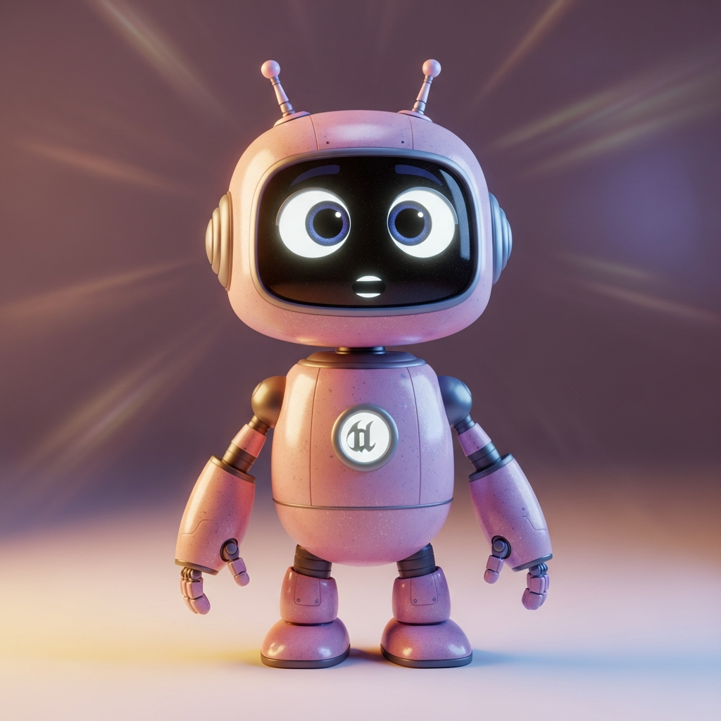 Robot đáng yêu phong cách Pixar