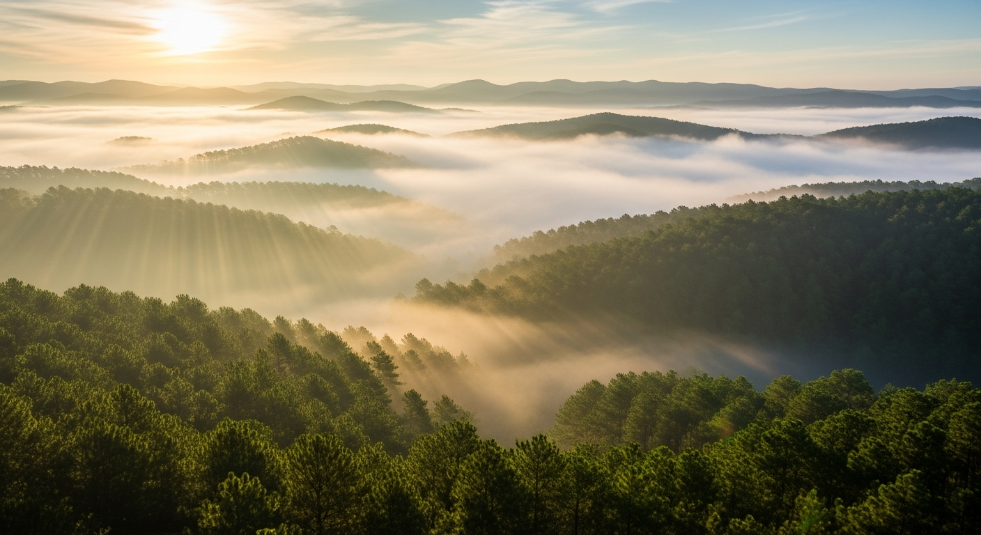 Đà Lạt đồi thông sương sớm