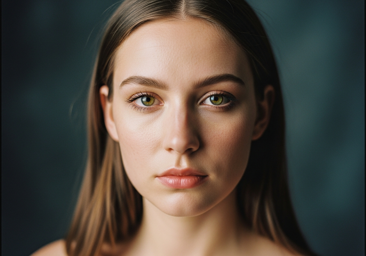 Chân dung studio ánh sáng Rembrandt